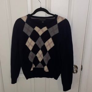 Plaid sweater. Size L. Banana Republic.
